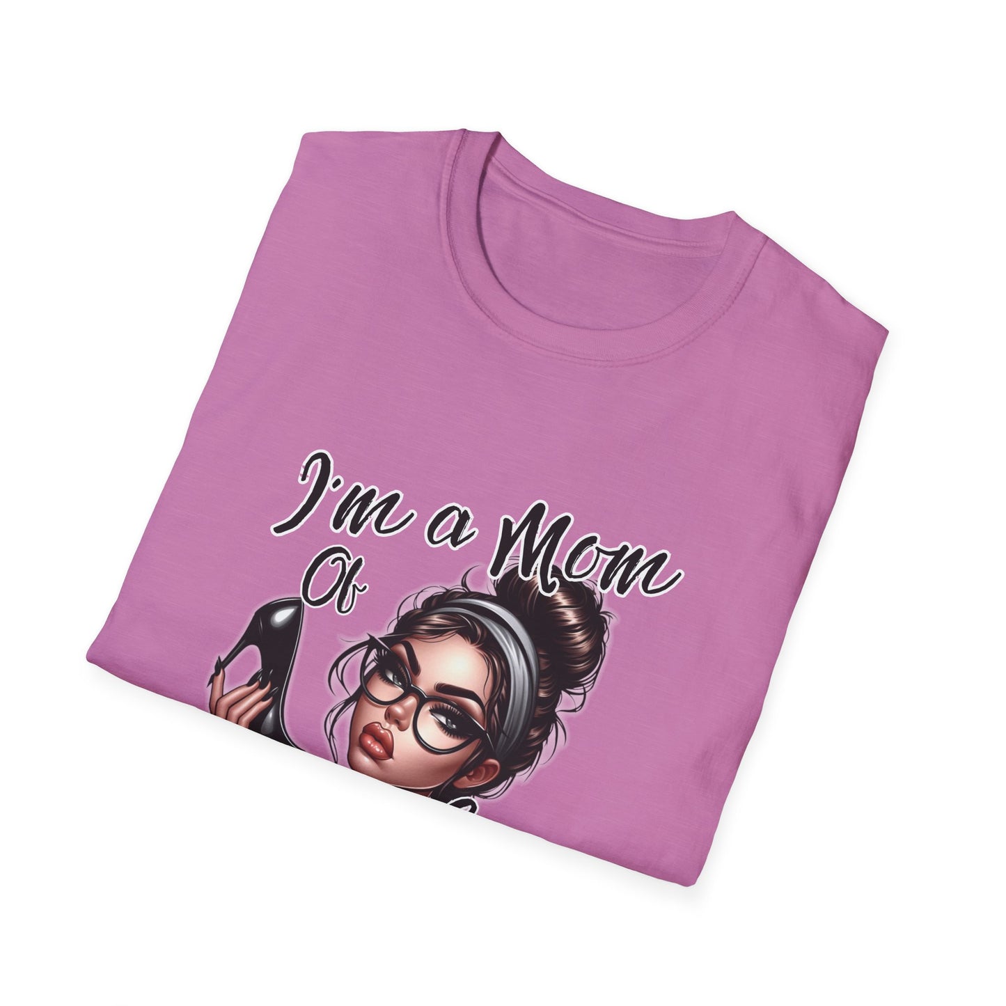 Im a Mom Heels and Sneakers Sassy Funny Mom Graphic Tee Glam Mom Shirt Mothers Day Gift, Mom Life TShirt, Real Life Mom On the Go Shirt