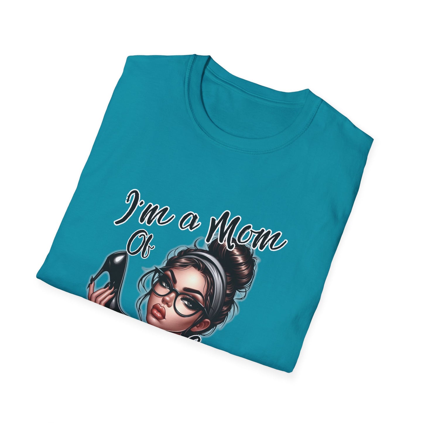 Im a Mom Heels and Sneakers Sassy Funny Mom Graphic Tee Glam Mom Shirt Mothers Day Gift, Mom Life TShirt, Real Life Mom On the Go Shirt