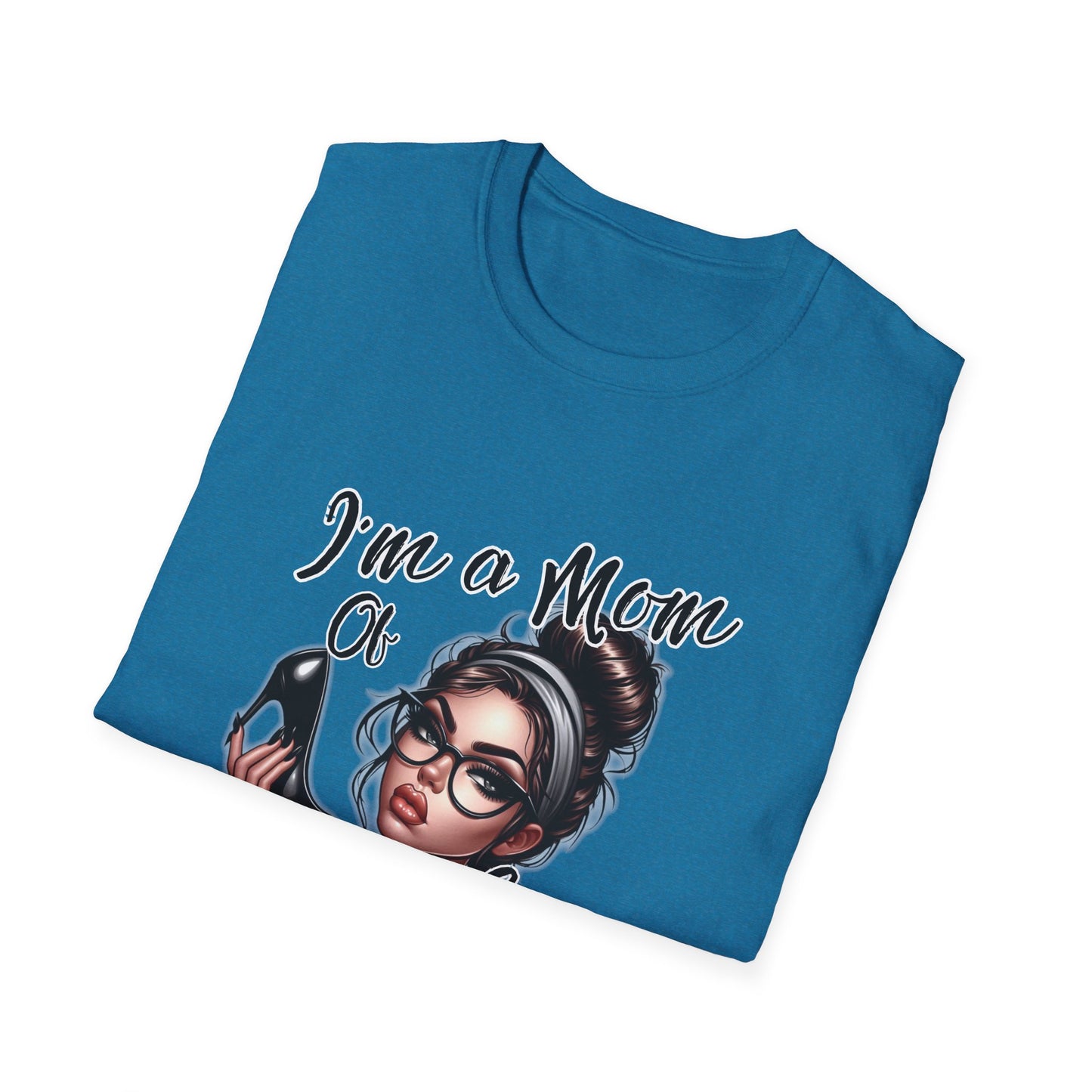 Im a Mom Heels and Sneakers Sassy Funny Mom Graphic Tee Glam Mom Shirt Mothers Day Gift, Mom Life TShirt, Real Life Mom On the Go Shirt