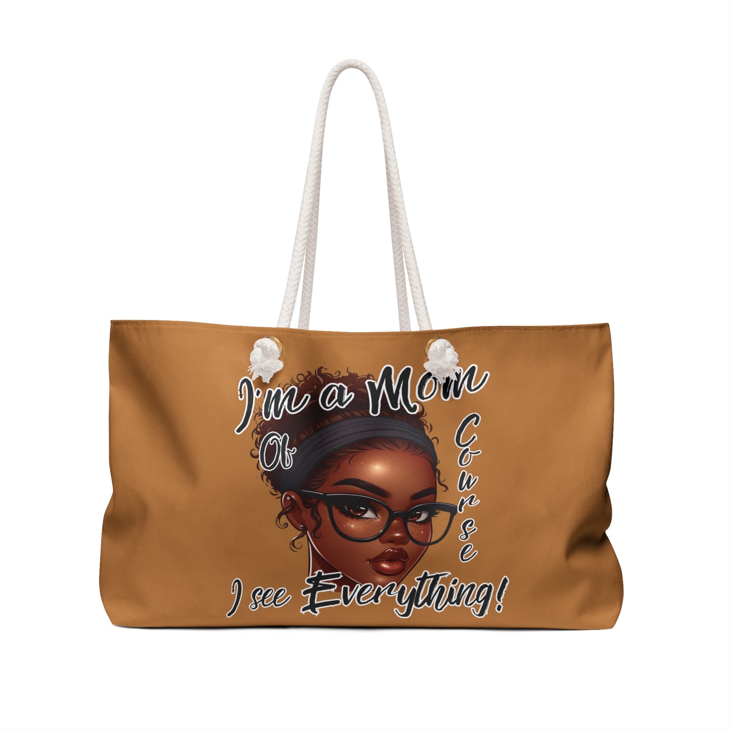 Glam Mom Life I See Everything Weekender Bag, Stylish Travel Tote, Stylish Gift Bag for Moms, Weekend Getaway Tote, Perfect for Mother's Day