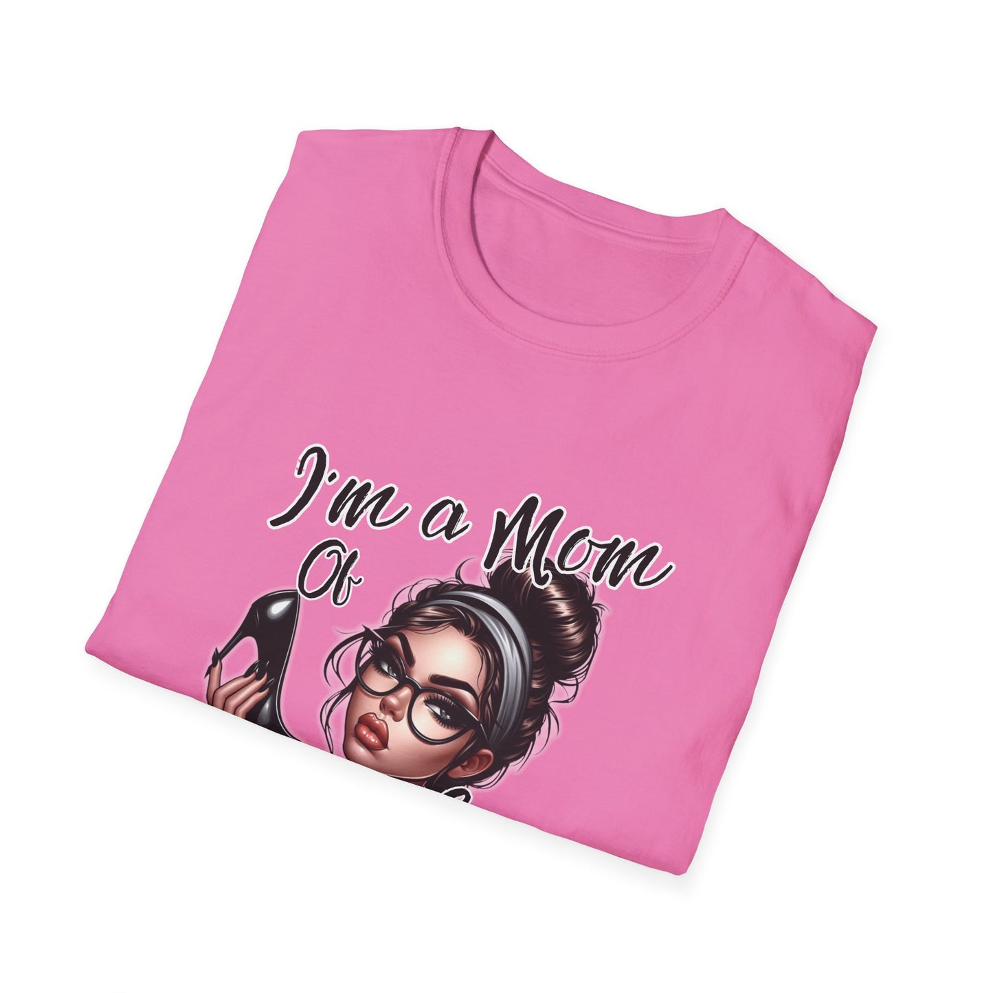 Im a Mom Heels and Sneakers Sassy Funny Mom Graphic Tee Glam Mom Shirt Mothers Day Gift, Mom Life TShirt, Real Life Mom On the Go Shirt