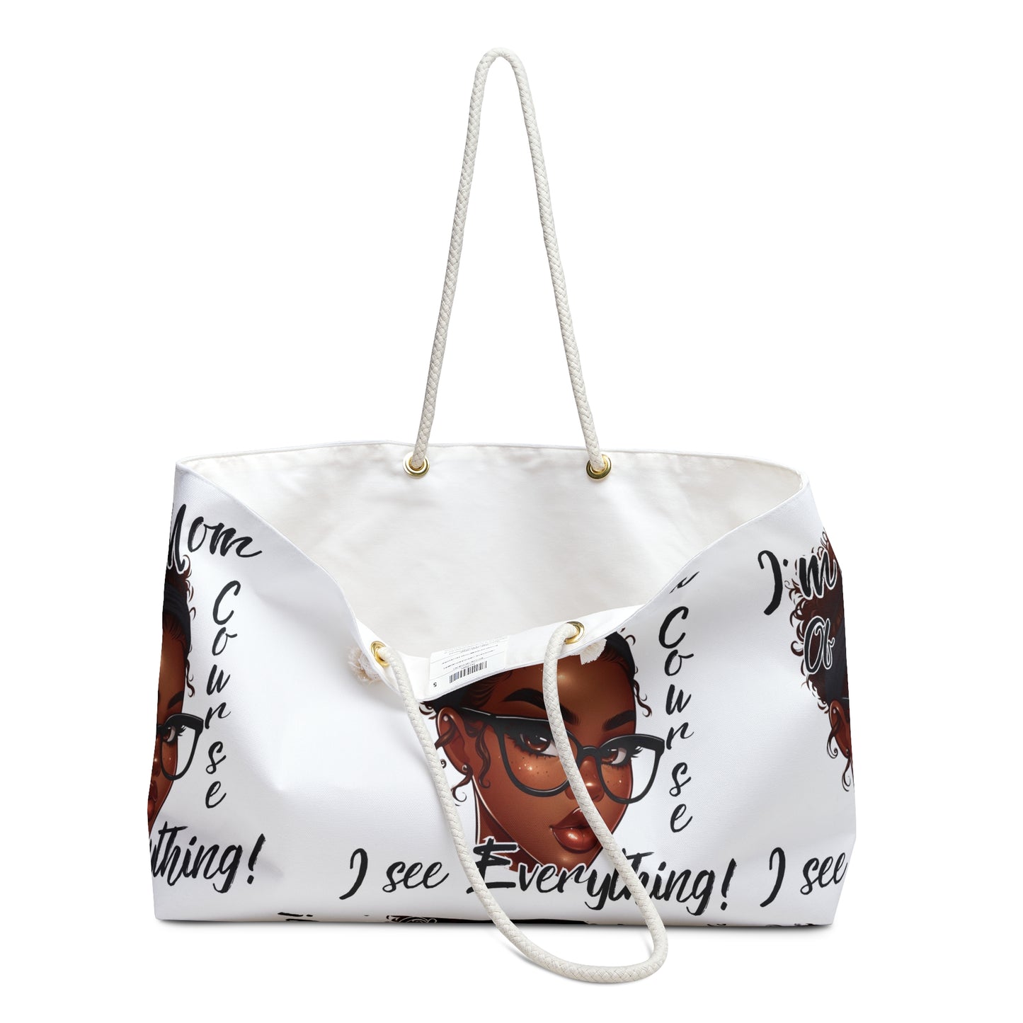 Glam Mom Life I See Everything Weekender Bag, Stylish Travel Tote, Stylish Gift Bag for Moms, Weekend Getaway Tote, Perfect for Mother's Day