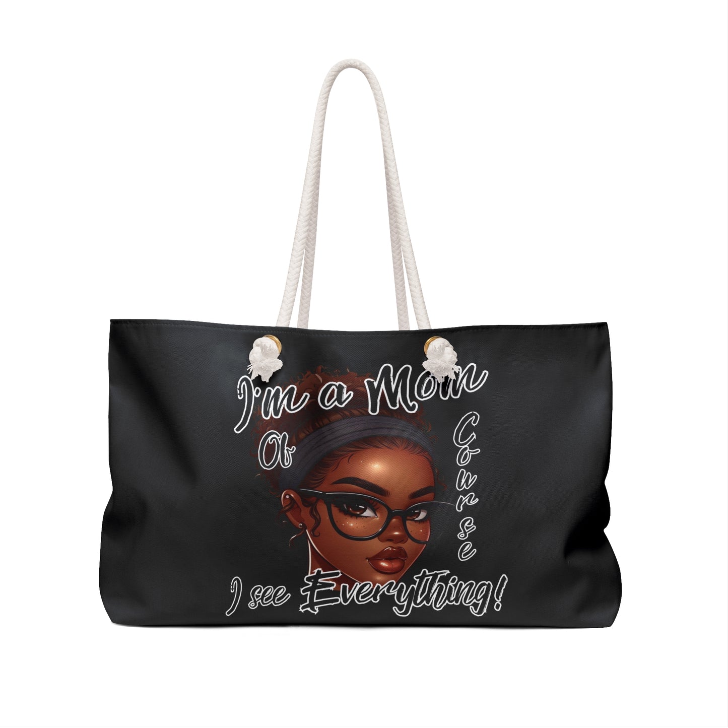 Glam Mom Life I See Everything Weekender Bag, Stylish Travel Tote, Stylish Gift Bag for Moms, Weekend Getaway Tote, Perfect for Mother's Day