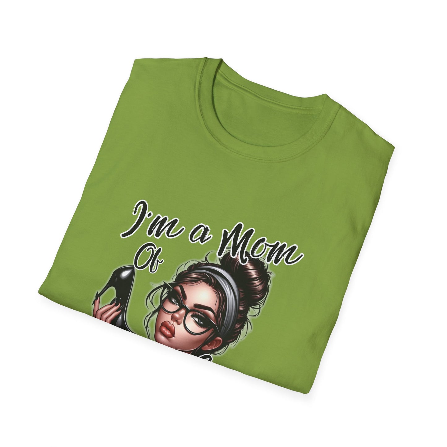 Im a Mom Heels and Sneakers Sassy Funny Mom Graphic Tee Glam Mom Shirt Mothers Day Gift, Mom Life TShirt, Real Life Mom On the Go Shirt