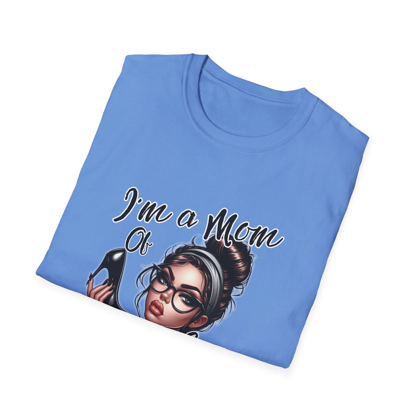 Im a Mom Heels and Sneakers Sassy Funny Mom Graphic Tee Glam Mom Shirt Mothers Day Gift, Mom Life TShirt, Real Life Mom On the Go Shirt