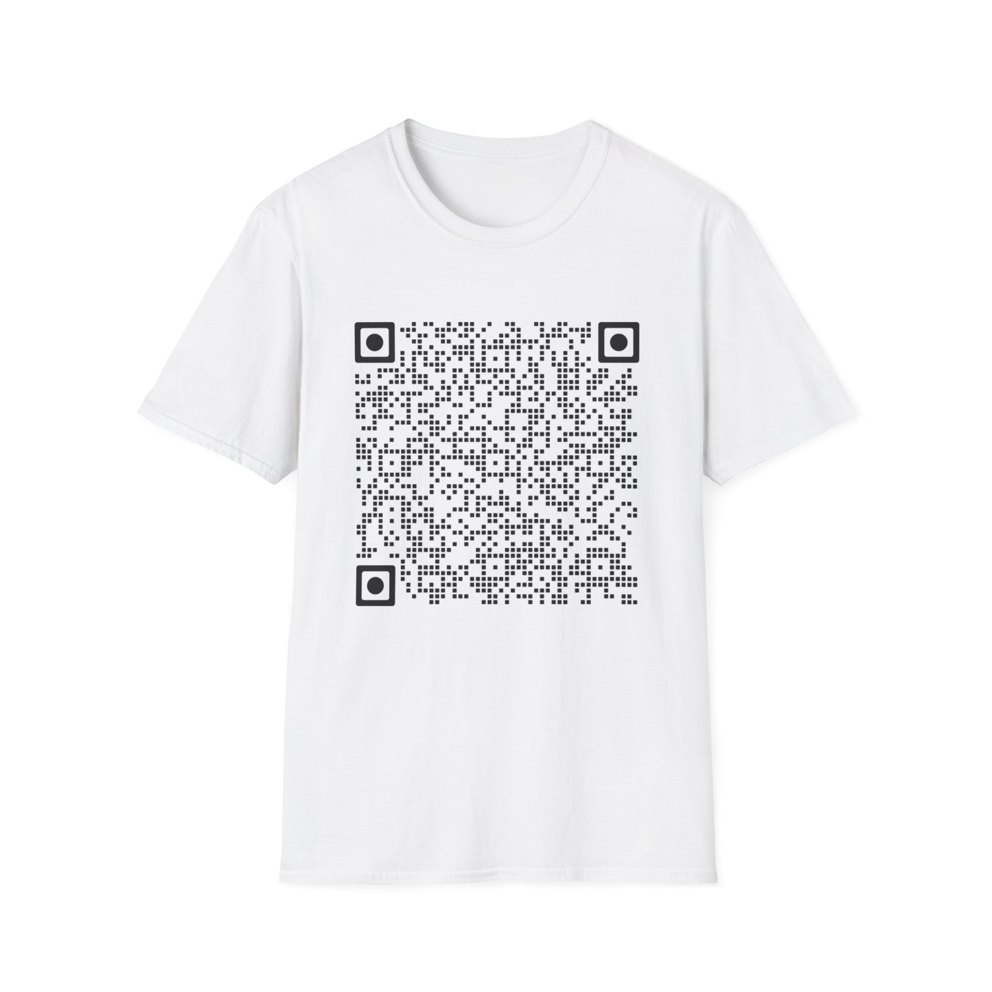 Gender Reveal QR Code Shirt Scan for a Surprise Its a Boy Confetti Video QR Code Unisex Softstyle TShirt, Baby Shower Reveal Casual Tee