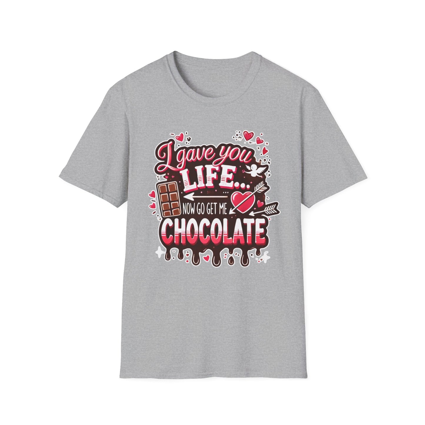 Mom Chocolate Lover Unisex T-Shirt, Cute Busy Parent Motherhood Gift Tee, Gift for him or her, Funny love gift, Birthday, Valentine's Day