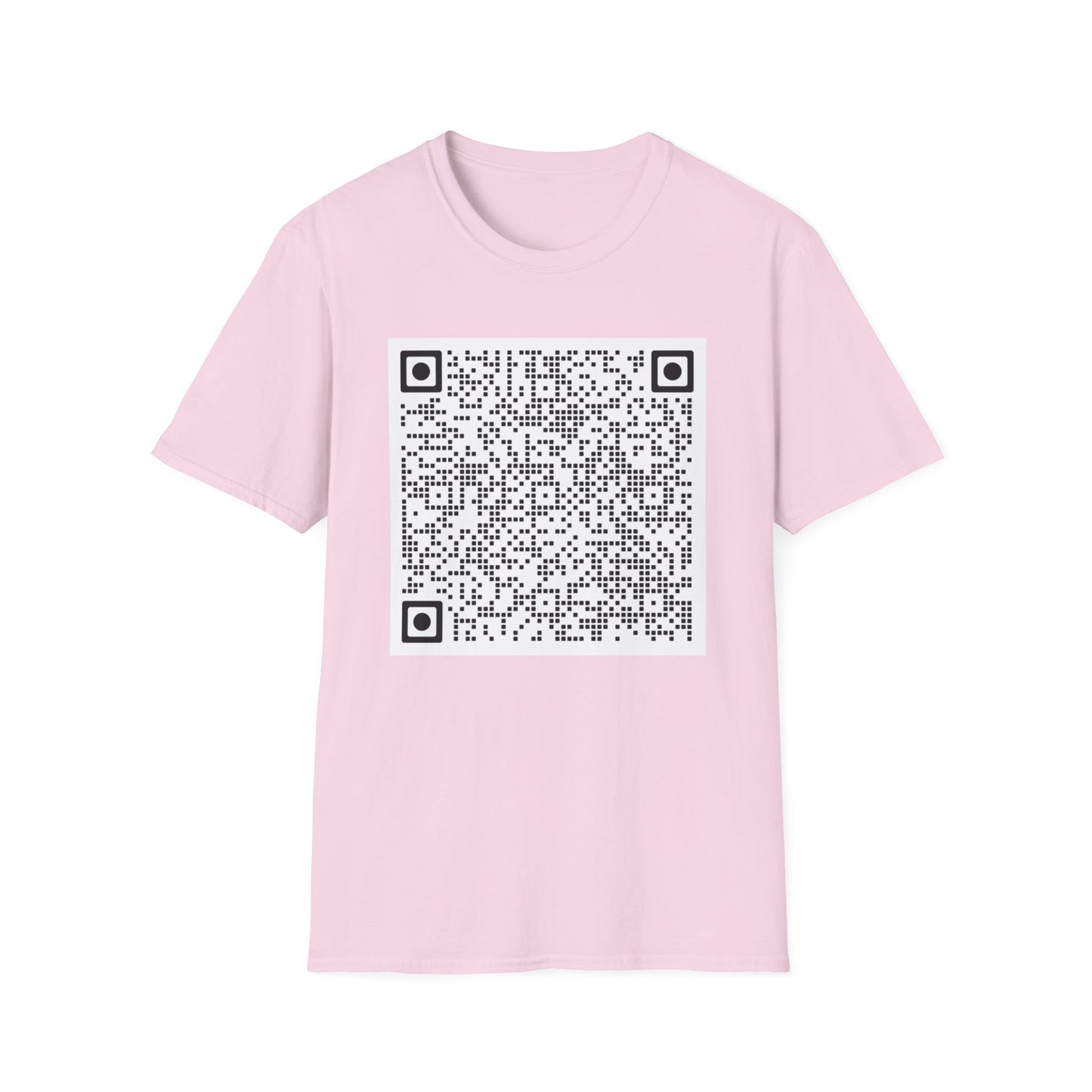 Gender Reveal QR Code Shirt Scan for a Surprise Its a Girl Confetti Video QR Code Unisex Softstyle TShirt, Baby Shower Reveal Casual Tee