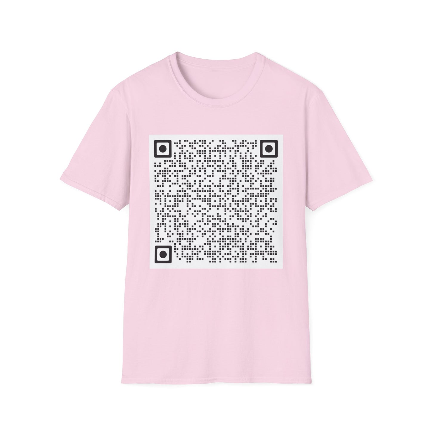 Gender Reveal QR Code Shirt Scan for a Surprise Its a Boy Confetti Video QR Code Unisex Softstyle TShirt, Baby Shower Reveal Casual Tee