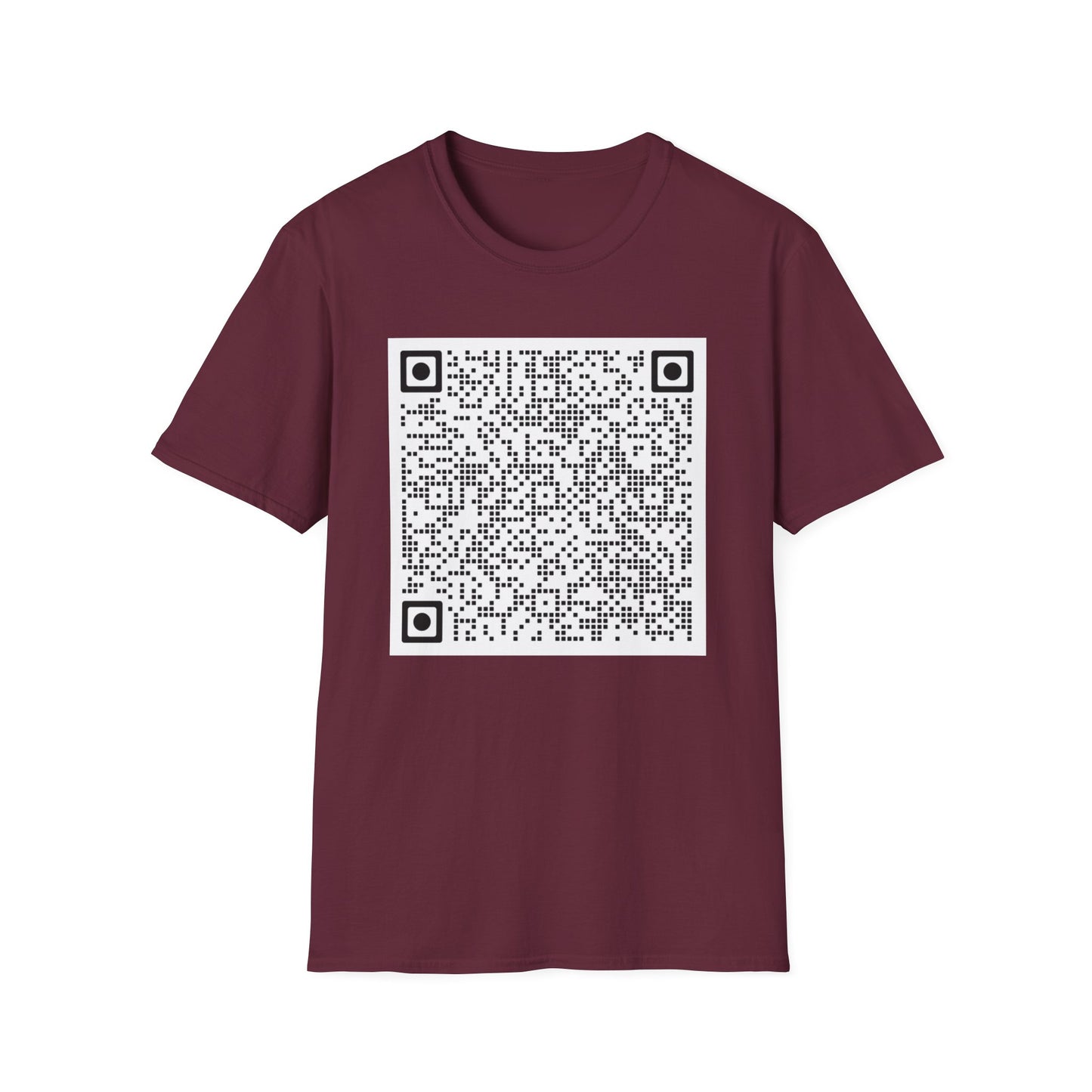 Gender Reveal QR Code Shirt Scan for a Surprise Its a Girl Confetti Video QR Code Unisex Softstyle TShirt, Baby Shower Reveal Casual Tee