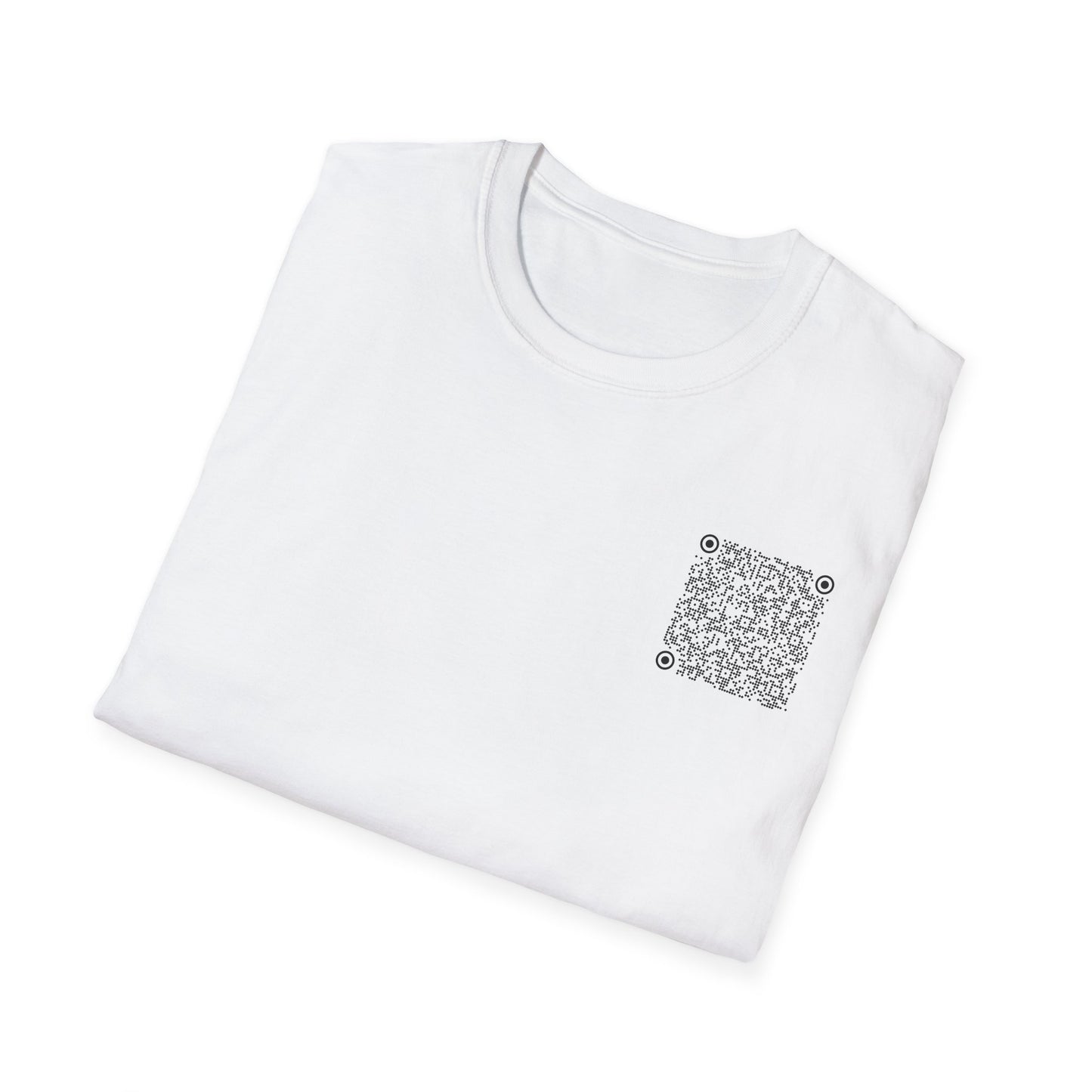 Minimalist QR Code Scan Me Subtle Anti Trump Shirt, F Trump Tee, Anti Maga Trumpism, Pride Unisex Fashion Tee Casual Wear, Unique Style