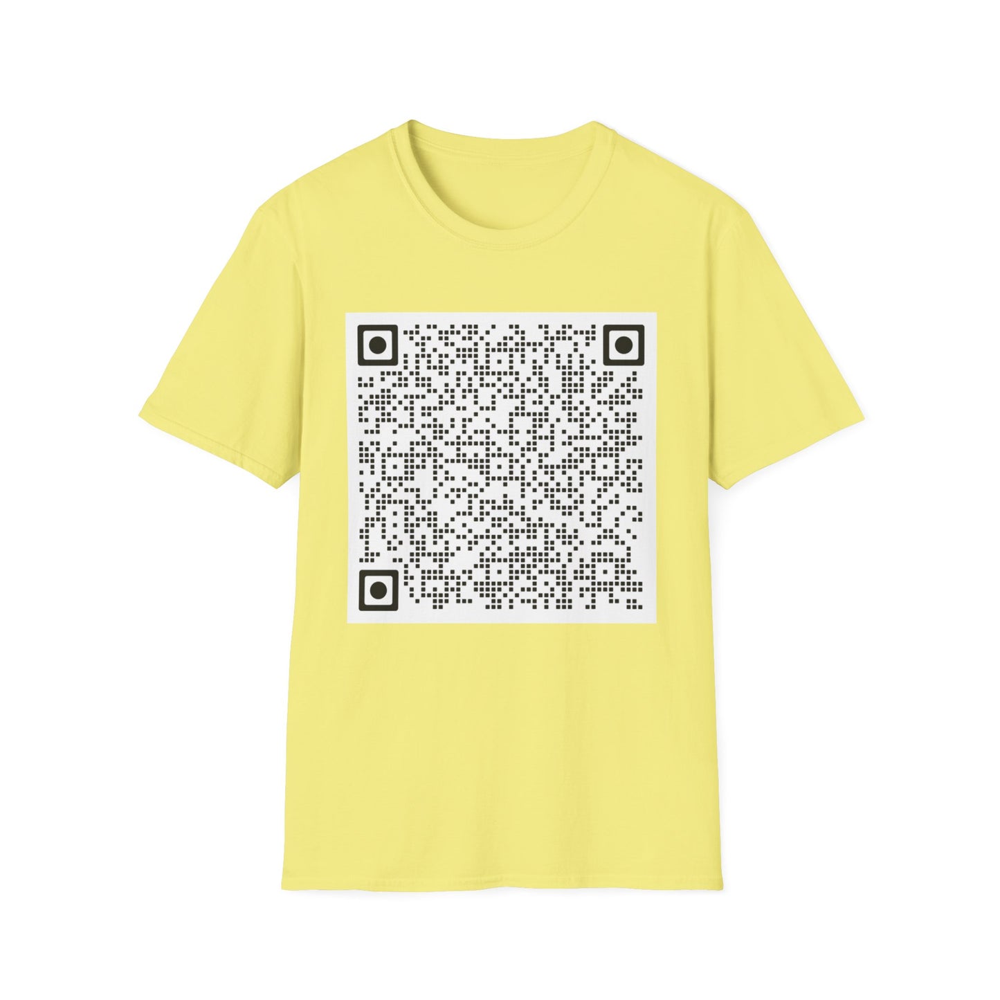 Gender Reveal QR Code Shirt Scan for a Surprise Its a Boy Confetti Video QR Code Unisex Softstyle TShirt, Baby Shower Reveal Casual Tee