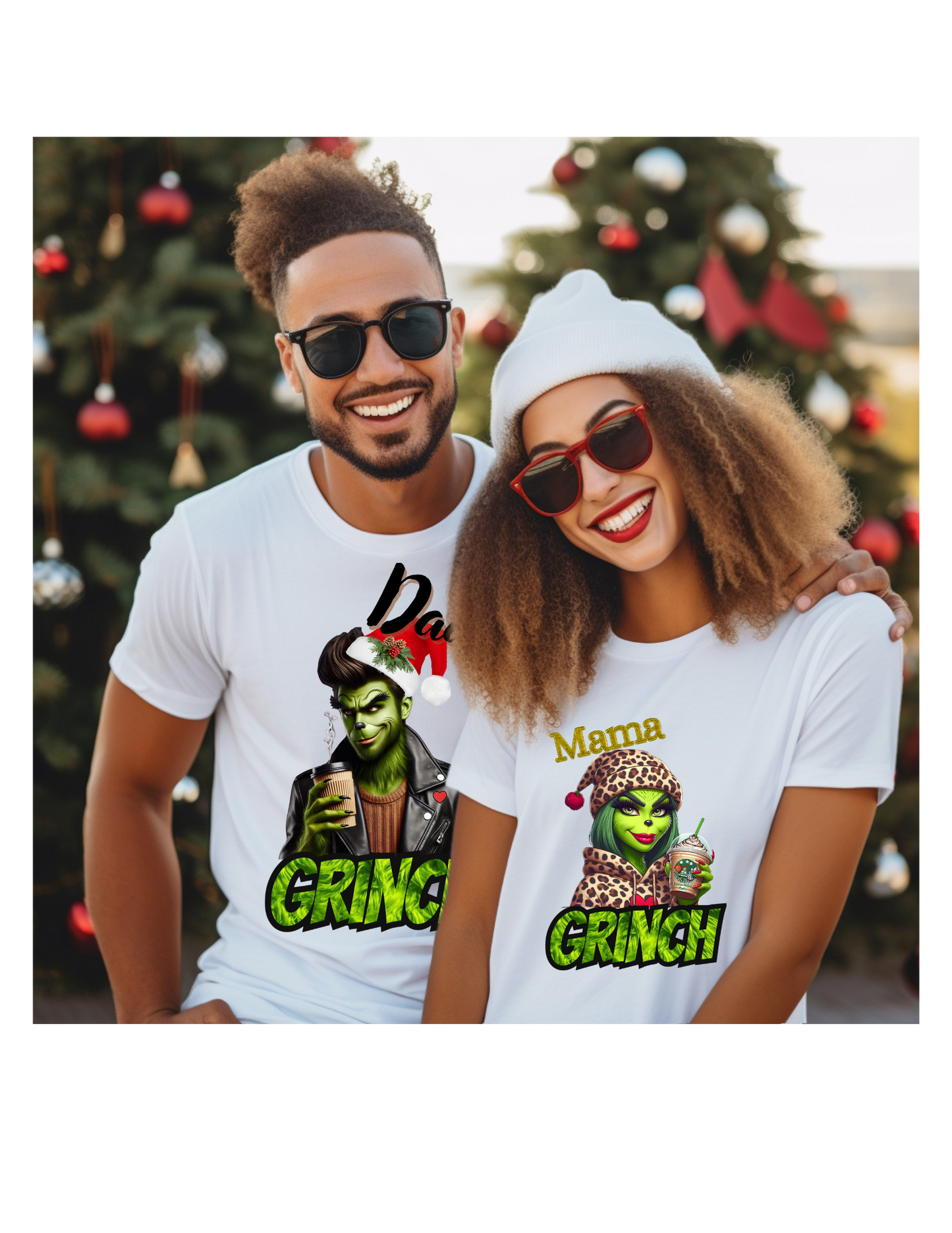 Mama Grinch Unisex Heavy Cotton Tee, Cozy Holiday Shirt, Funny Gift for Moms, Christmas Apparel, Party Tee