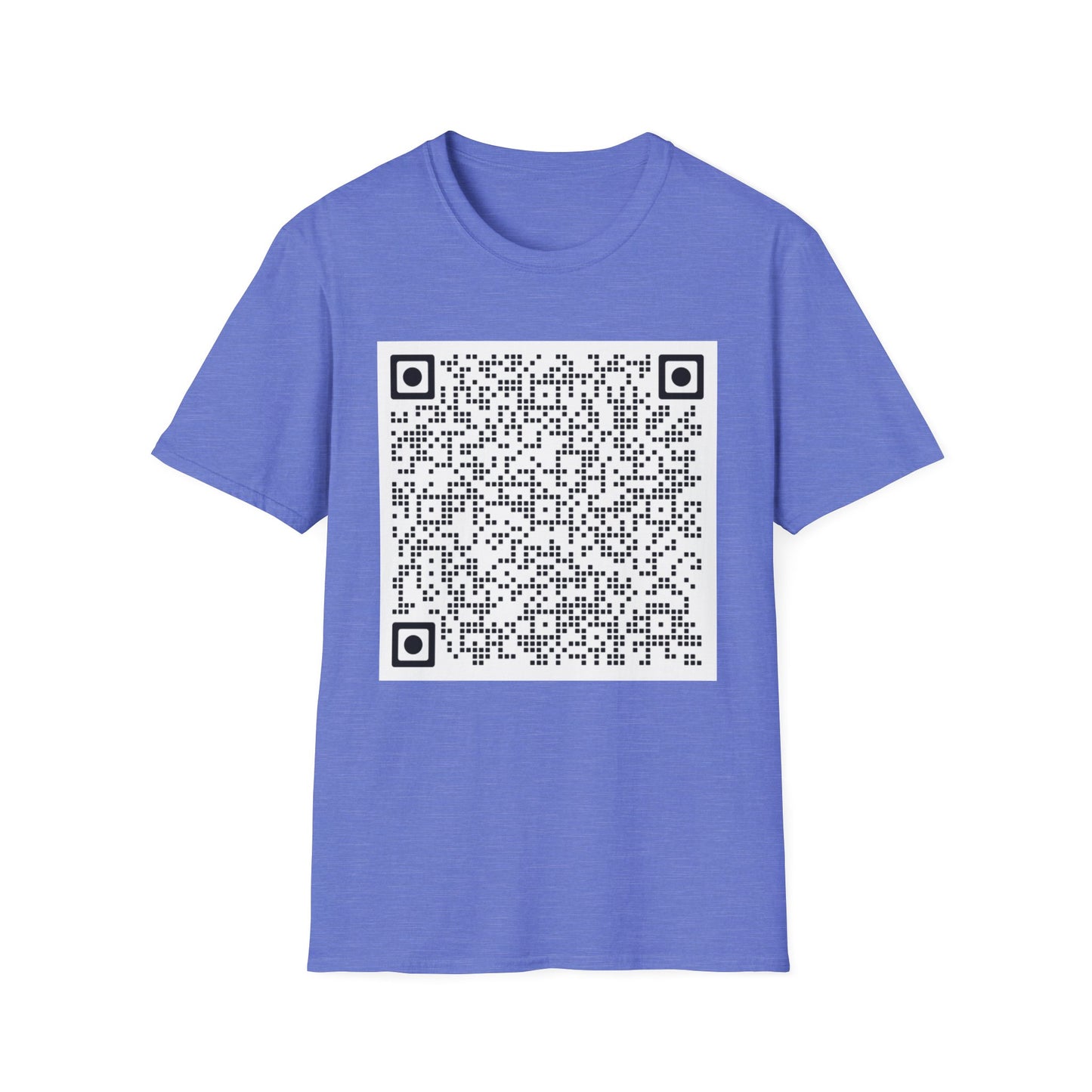 Gender Reveal QR Code Shirt Scan for a Surprise Its a Boy Confetti Video QR Code Unisex Softstyle TShirt, Baby Shower Reveal Casual Tee