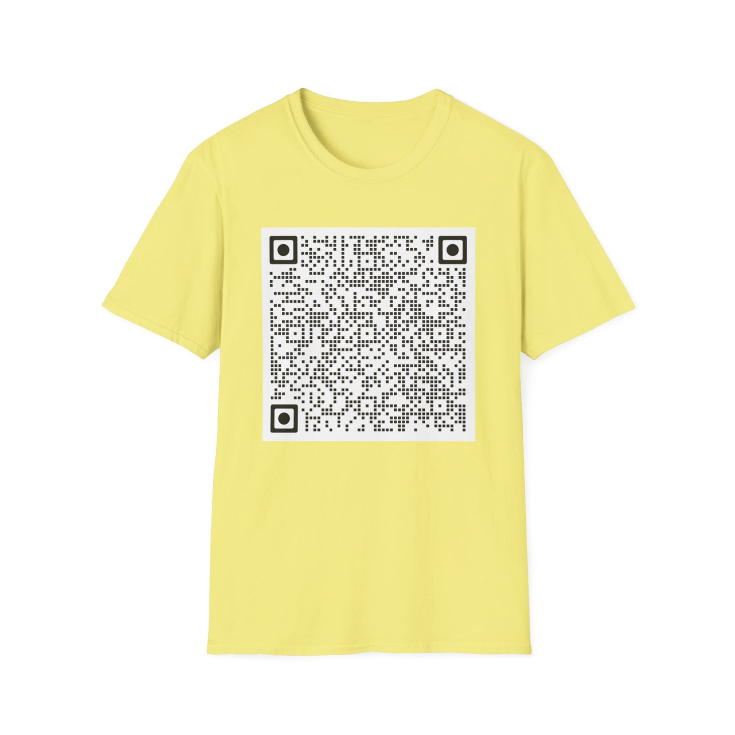 Gender Reveal QR Code Shirt Scan for a Surprise Its a Girl Confetti Video QR Code Unisex Softstyle TShirt, Baby Shower Reveal Casual Tee