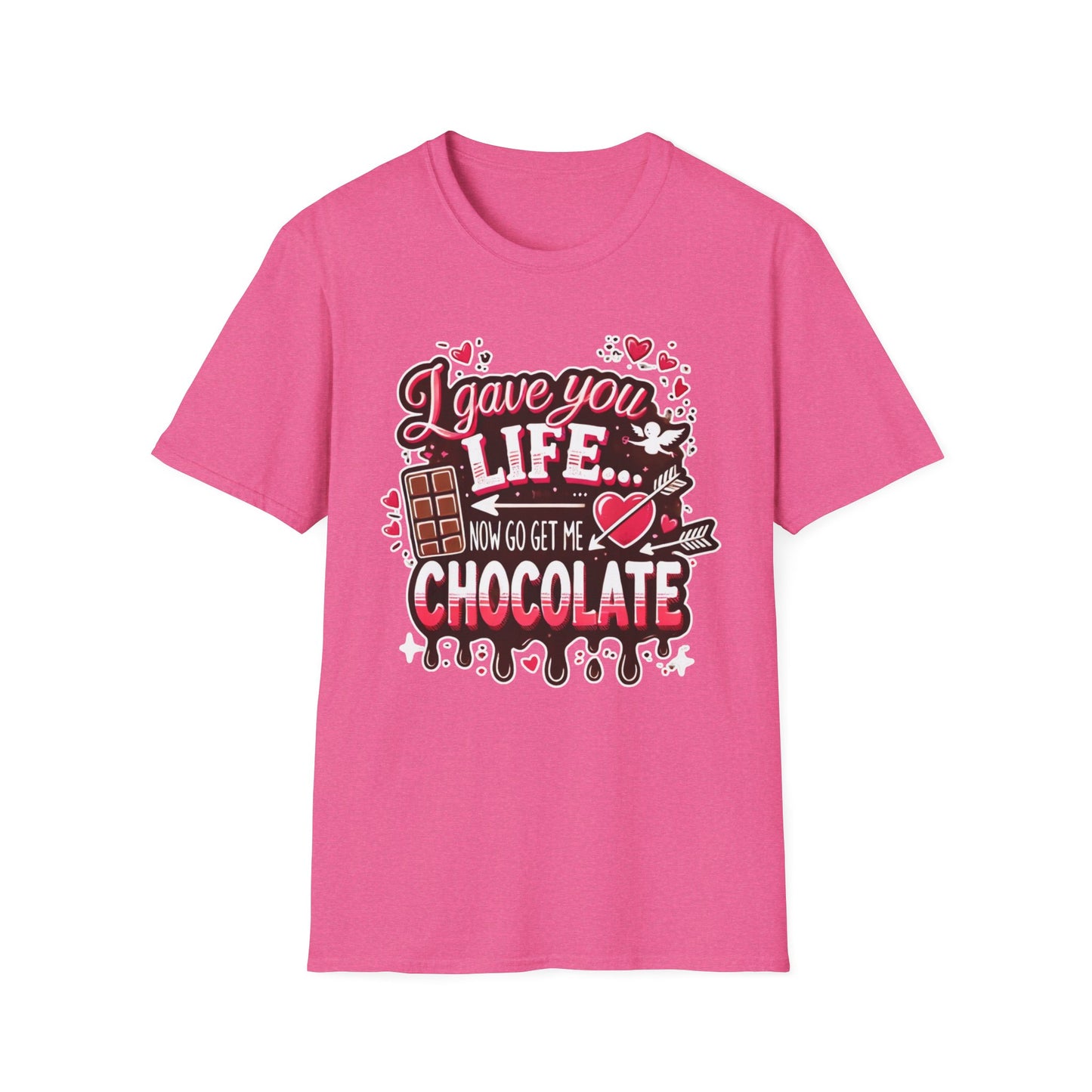 Mom Chocolate Lover Unisex T-Shirt, Cute Busy Parent Motherhood Gift Tee, Gift for him or her, Funny love gift, Birthday, Valentine's Day