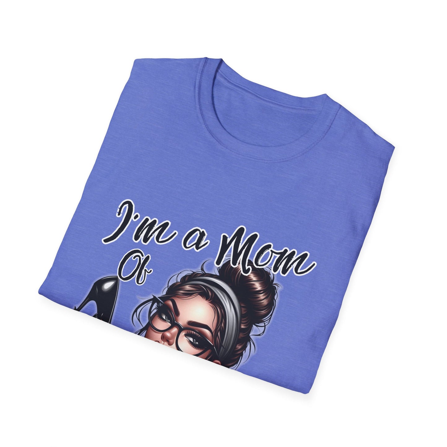 Im a Mom Heels and Sneakers Sassy Funny Mom Graphic Tee Glam Mom Shirt Mothers Day Gift, Mom Life TShirt, Real Life Mom On the Go Shirt