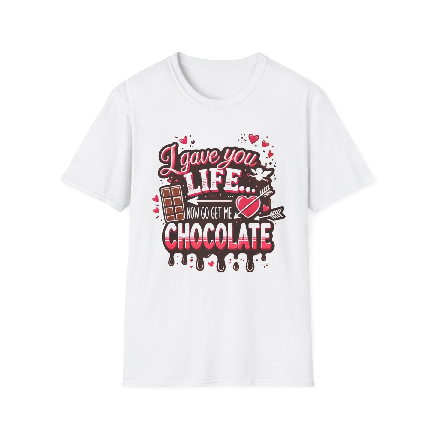 Mom Chocolate Lover Unisex T-Shirt, Cute Busy Parent Motherhood Gift Tee, Gift for him or her, Funny love gift, Birthday, Valentine's Day