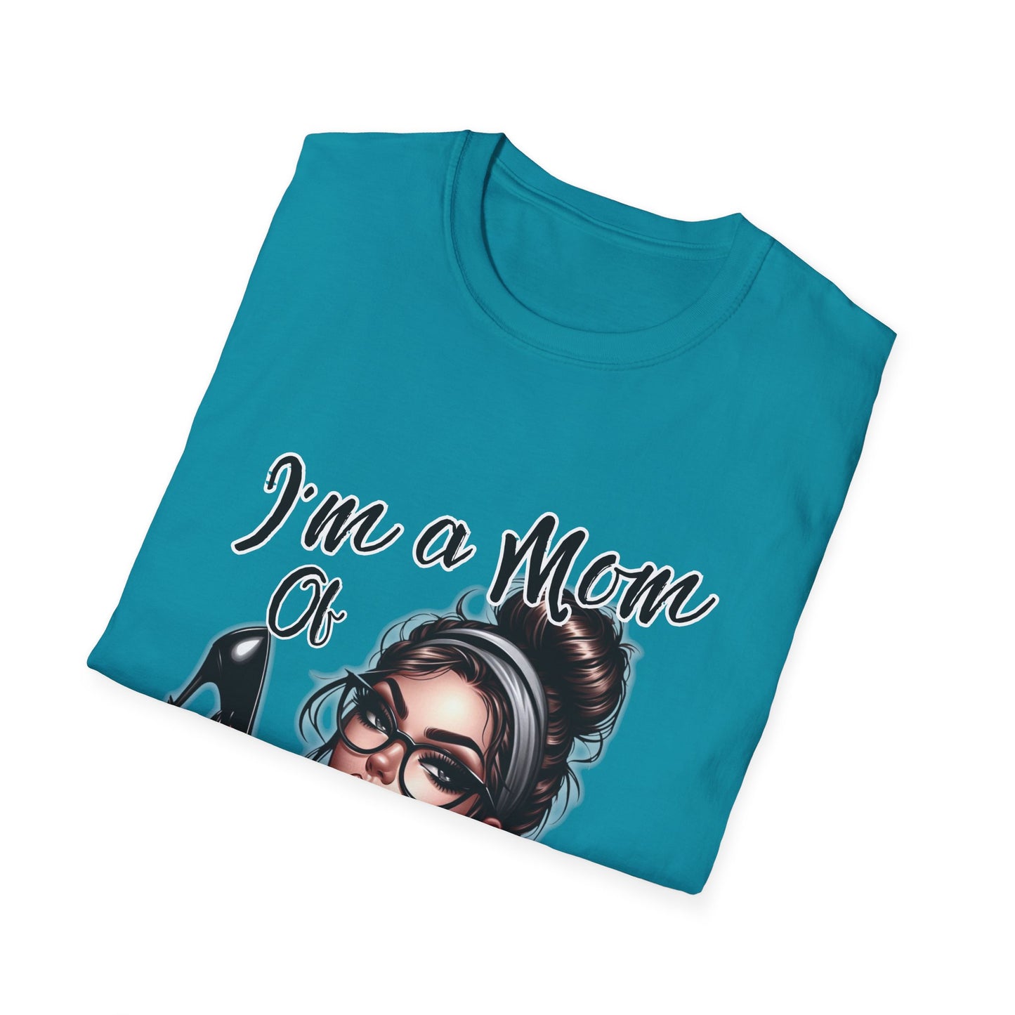 Im a Mom Heels and Sneakers Sassy Funny Mom Graphic Tee Glam Mom Shirt Mothers Day Gift, Mom Life TShirt, Real Life Mom On the Go Shirt