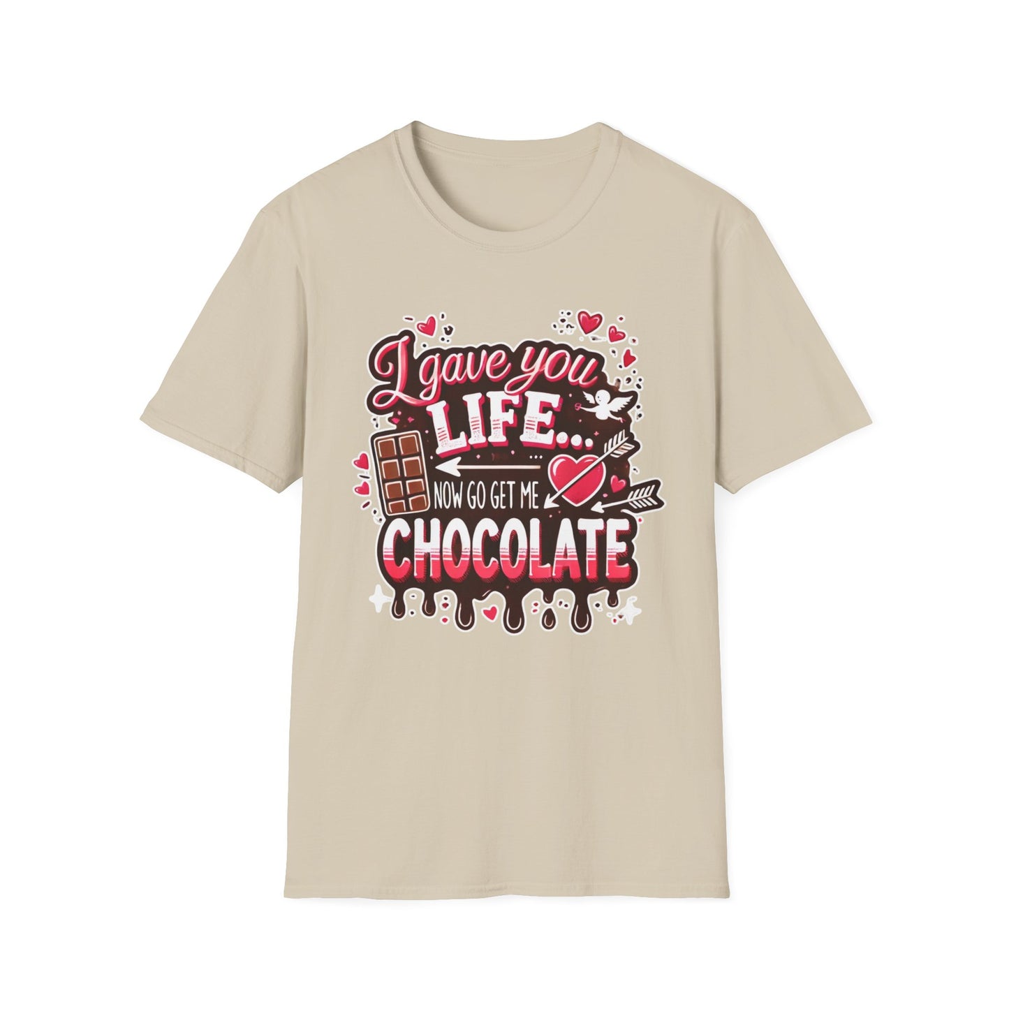 Mom Chocolate Lover Unisex T-Shirt, Cute Busy Parent Motherhood Gift Tee, Gift for him or her, Funny love gift, Birthday, Valentine's Day