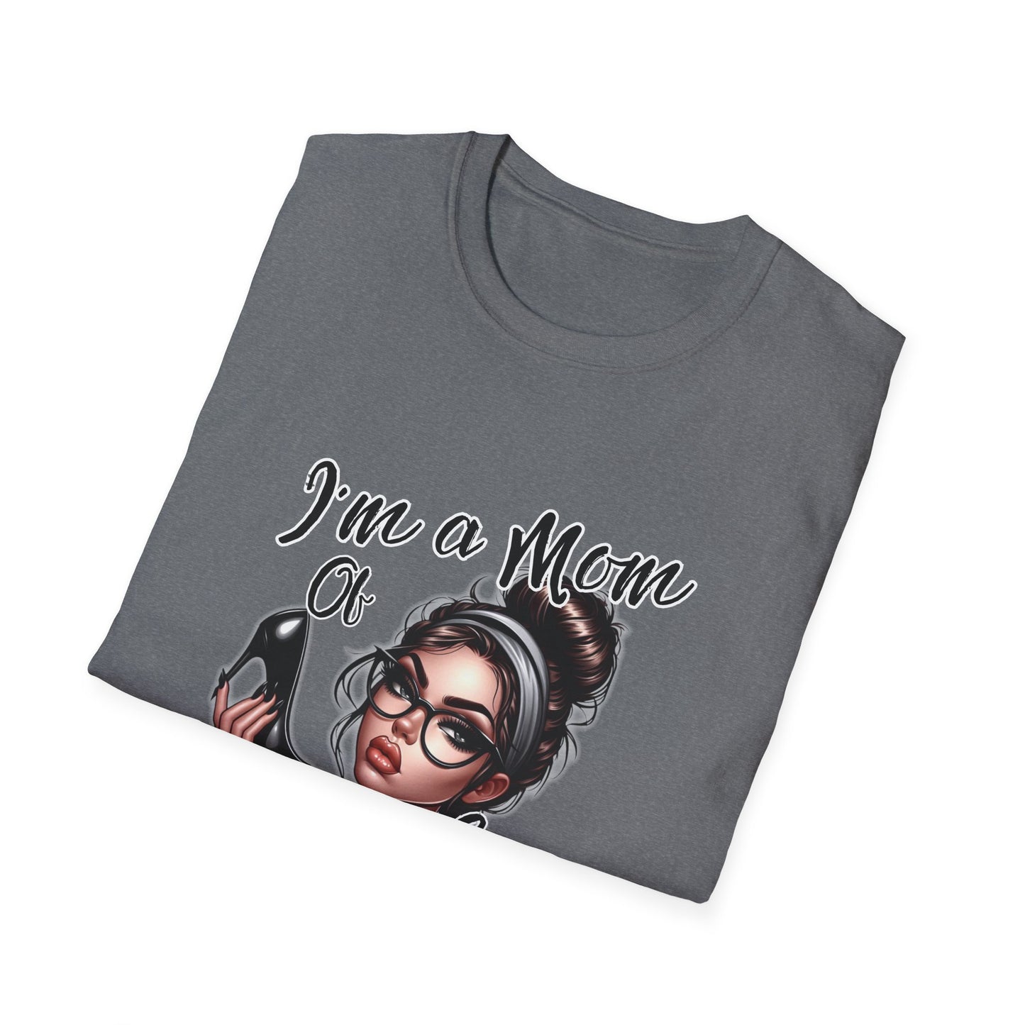 Im a Mom Heels and Sneakers Sassy Funny Mom Graphic Tee Glam Mom Shirt Mothers Day Gift, Mom Life TShirt, Real Life Mom On the Go Shirt