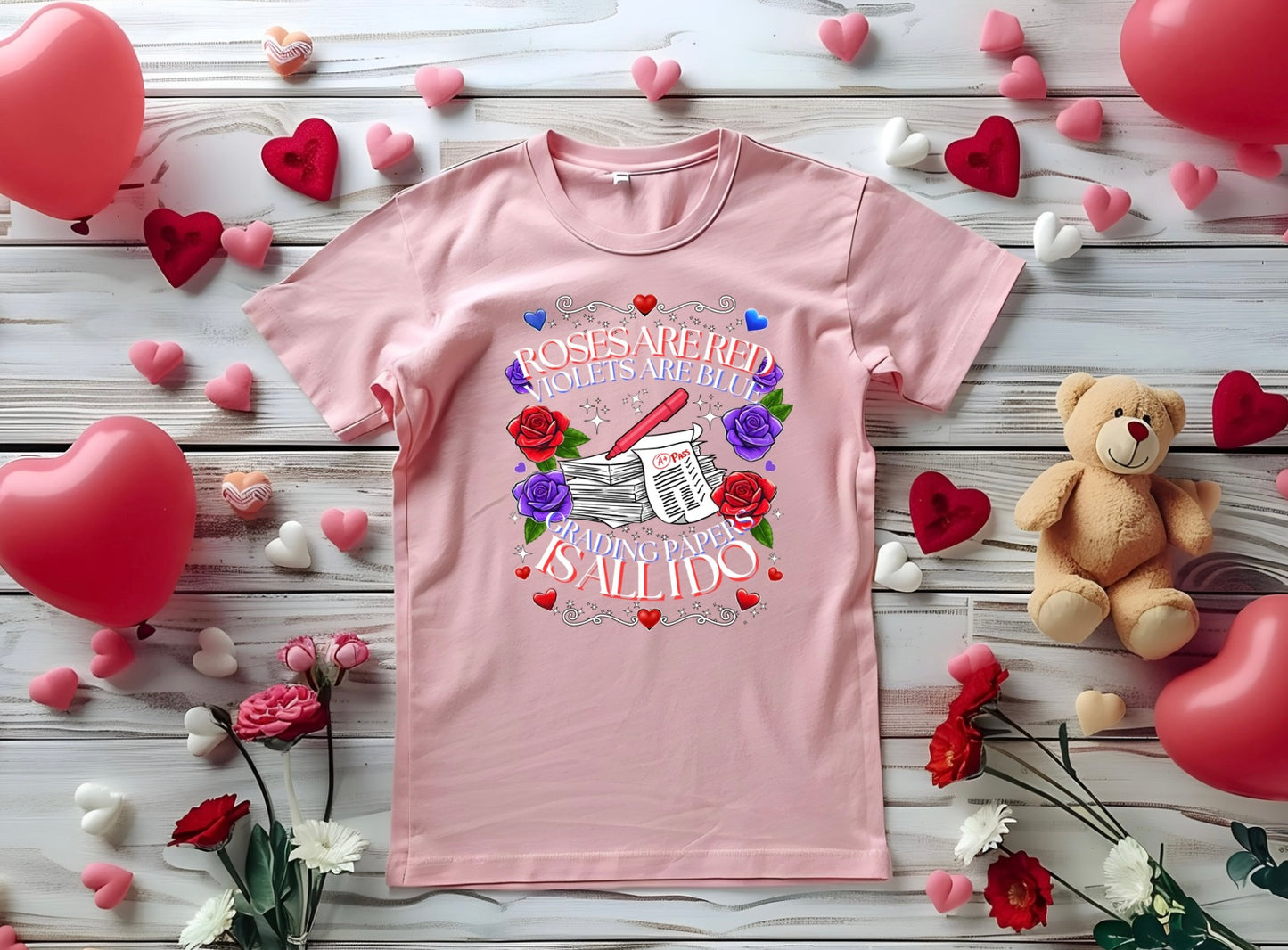 Funny Teacher Educator Valentine T-Shirt, Cute love Tee, Teacher Love Gift, Teacher appreciation for him or her, Classroom Valentine shirt