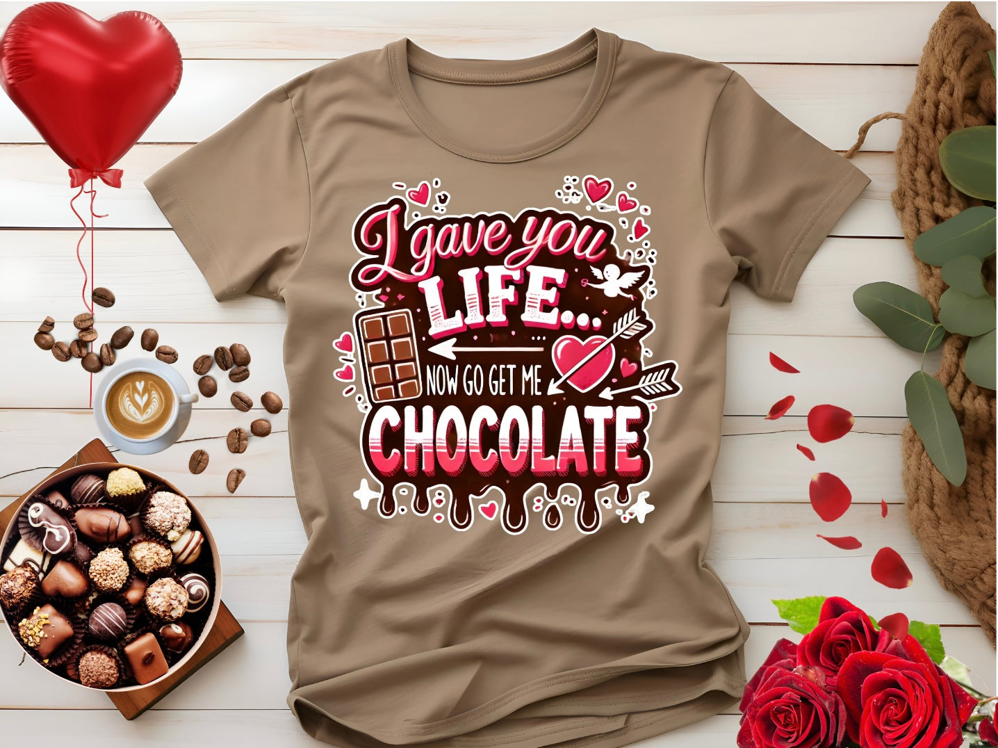 Mom Chocolate Lover Unisex T-Shirt, Cute Busy Parent Motherhood Gift Tee, Gift for him or her, Funny love gift, Birthday, Valentine's Day