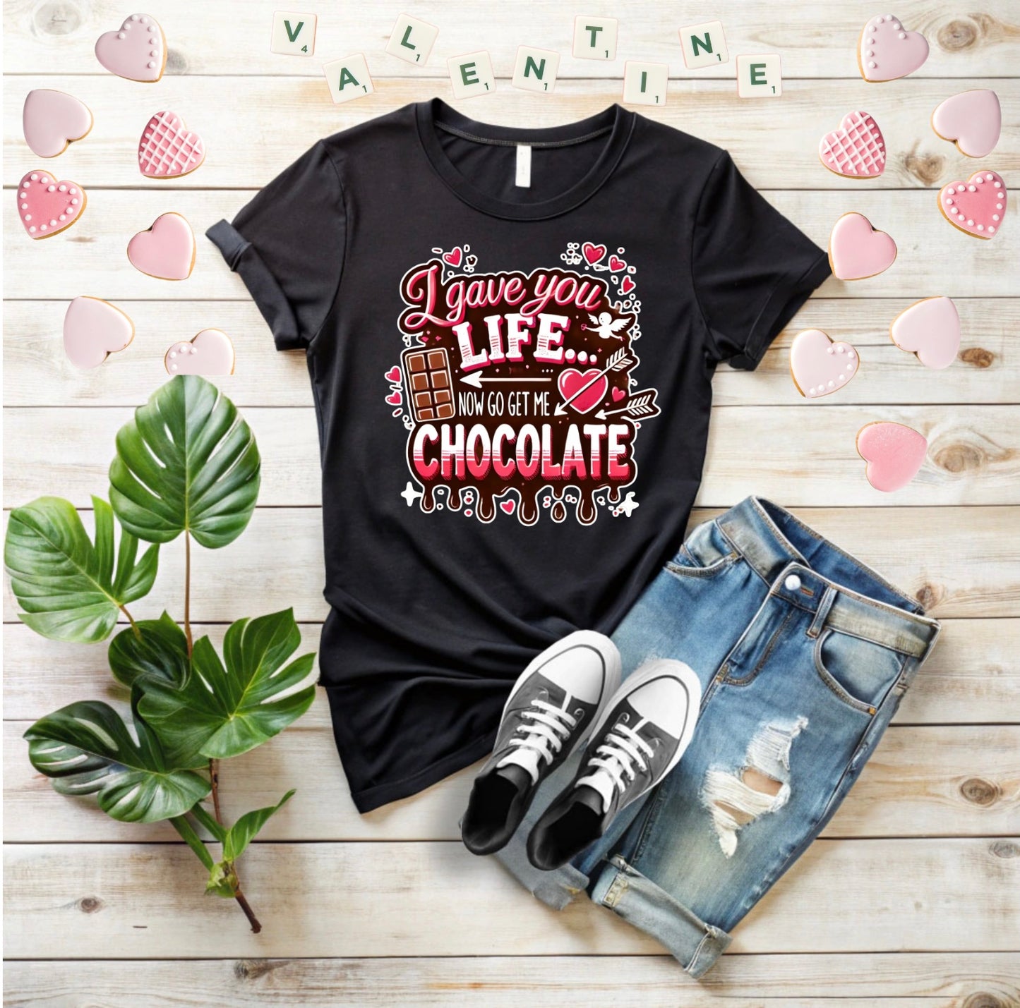 Mom Chocolate Lover Unisex T-Shirt, Cute Busy Parent Motherhood Gift Tee, Gift for him or her, Funny love gift, Birthday, Valentine's Day