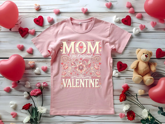 Mom Grandma Valentine Gift Unisex T-Shirt, Cute love Mom Grandmother Gift Tee, Gift for her, Funny love gift, Birthday, Valentine's Day