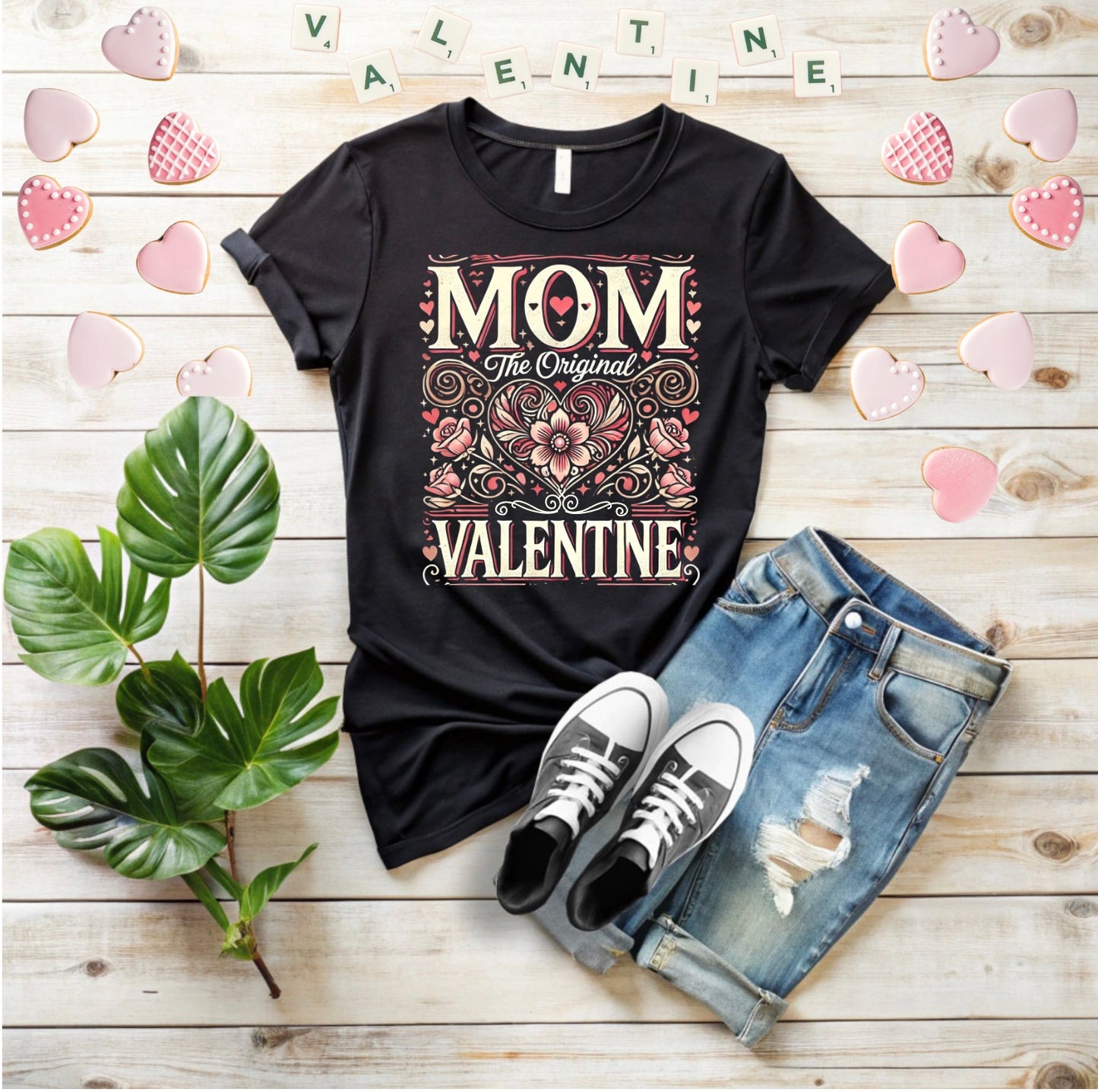 Mom Grandma Valentine Gift Unisex T-Shirt, Cute love Mom Grandmother Gift Tee, Gift for her, Funny love gift, Birthday, Valentine's Day