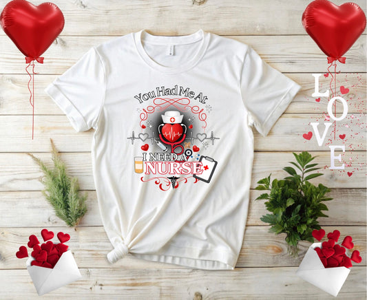 Nurse Healthcare Love Unisex T-Shirt, Cute RN Patient Tee, Funny Nurse Gift, Medical gift for him or her, Birthday, Valentine shirt design